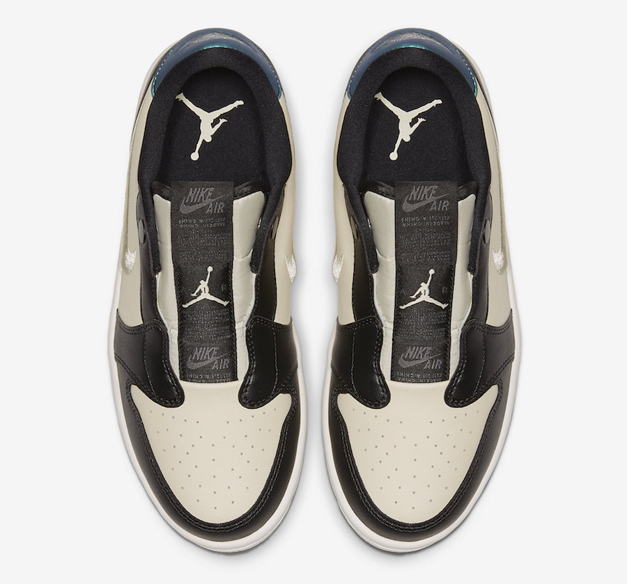 Air Jordan 1 Low Slip Black Fossil Ivory AV3918-201 Release Date