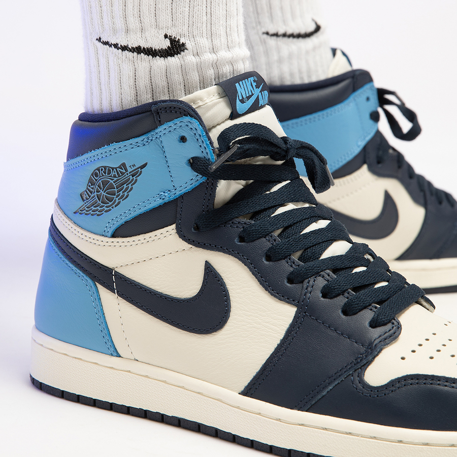 air jordan 1 unc obsidian