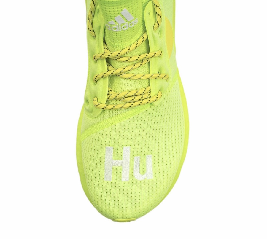 BBC Pharrell adidas Solar Hu Frozen Yellow Now Is Her Time Release Date