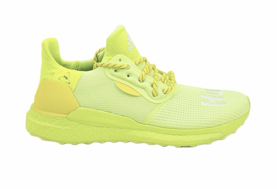 BBC Pharrell adidas Solar Hu Frozen Yellow Now Is Her Time Release Date