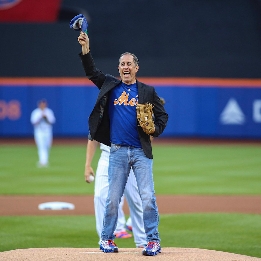 Jerry Seinfeld New York Mets First Pitch