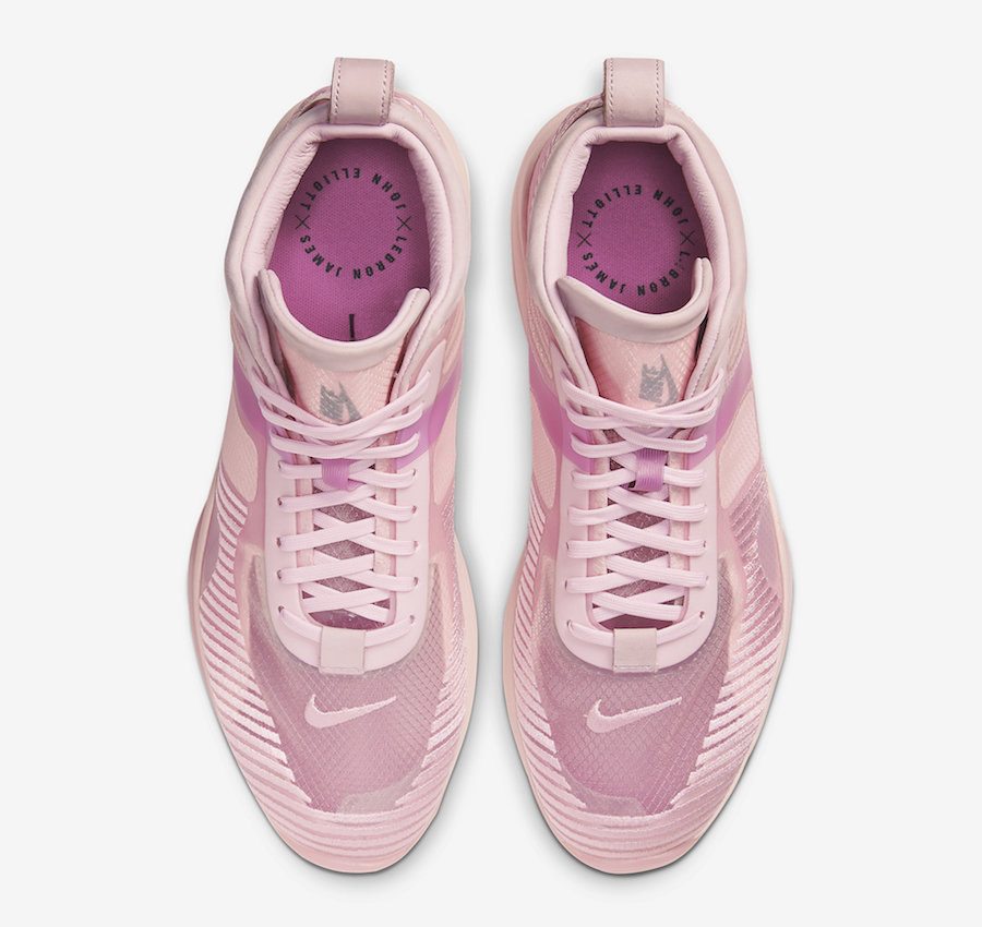 John Elliott Nike LeBron Icon Tulip Pink Wolf Grey Active Fuchsia AQ0114-600 Release Date