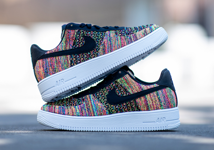  Nike  Air  Force  1 Flyknit 2 0 Multi Color  BV0063 002 