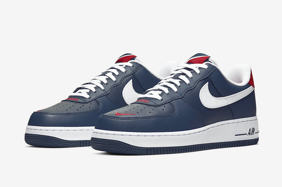Nike Air Force 1 Low Obsidian University Red White CJ8731-400 Release Date