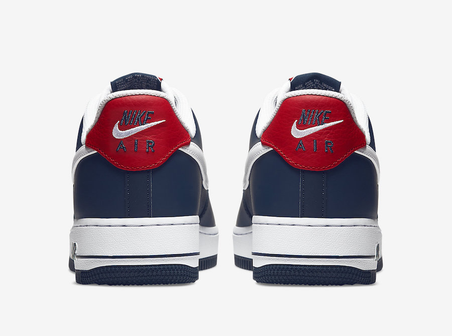 Nike Air Force 1 Low Obsidian University Red White CJ8731-400 Release Date