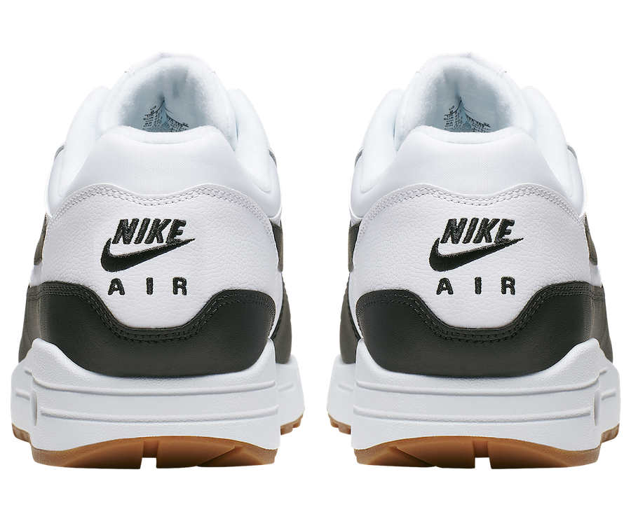 air max 1 white gum on feet