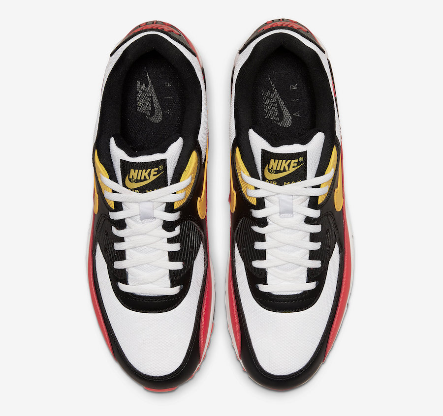 Nike Air Max 90 Black Yellow Crimson AJ1285-109 Release Date