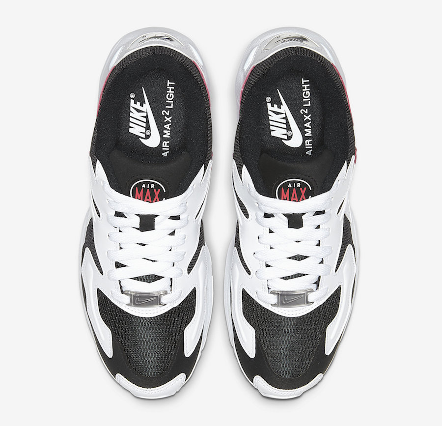 Nike Air Max2 Light Black White Pink CJ7980-101 Release Date