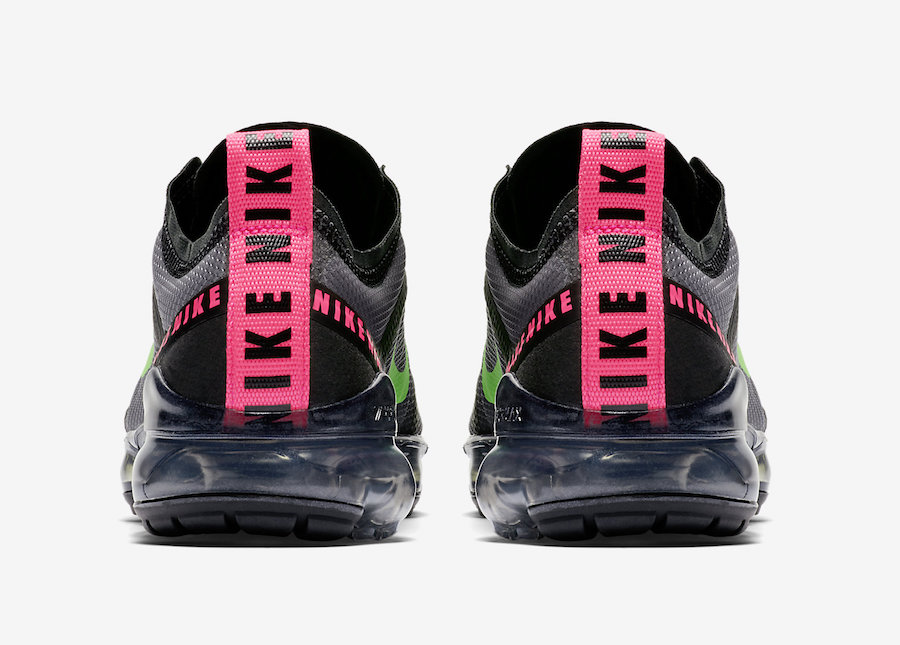 Nike Air VaporMax 2019 Black Hyper Pink Scream Green CQ4610-001 Release Date
