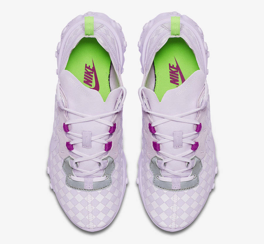 Nike React Element 55 WMNS Barely Grape CN0146-500 Release Date