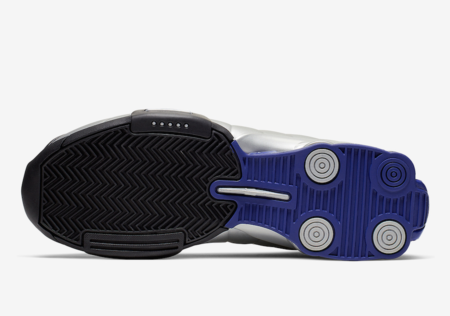 Nike Shox BB4 Black Metallic Silver Purple AT7843-001 Release Date