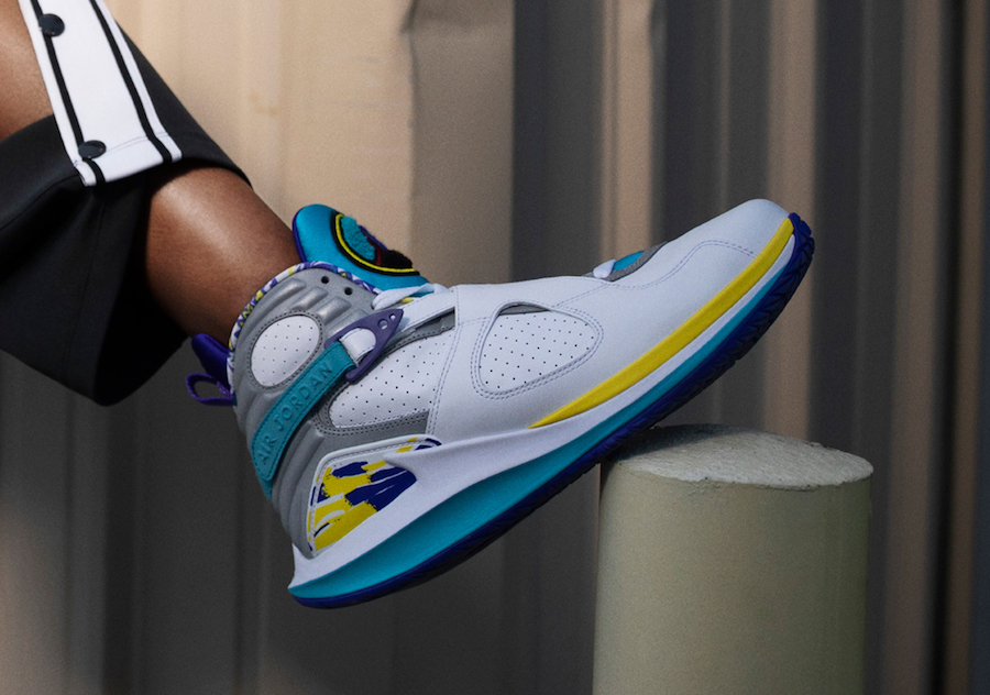 NikeCourt Air Jordan 8 White Aqua Release Date