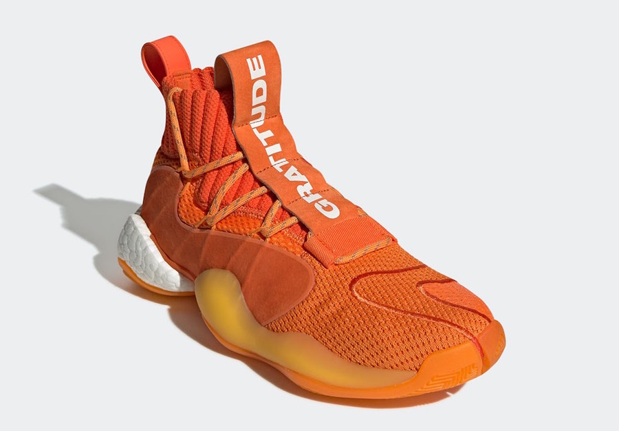 Pharrell adidas Crazy BYW X Orange EG7728 Release Date