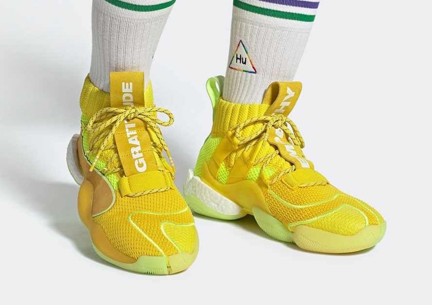Pharrell adidas Crazy BYW X Yellow EG7724 Release Date