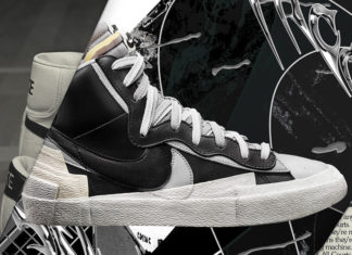 Sacai Nike Blazer Mid Black White Release Date