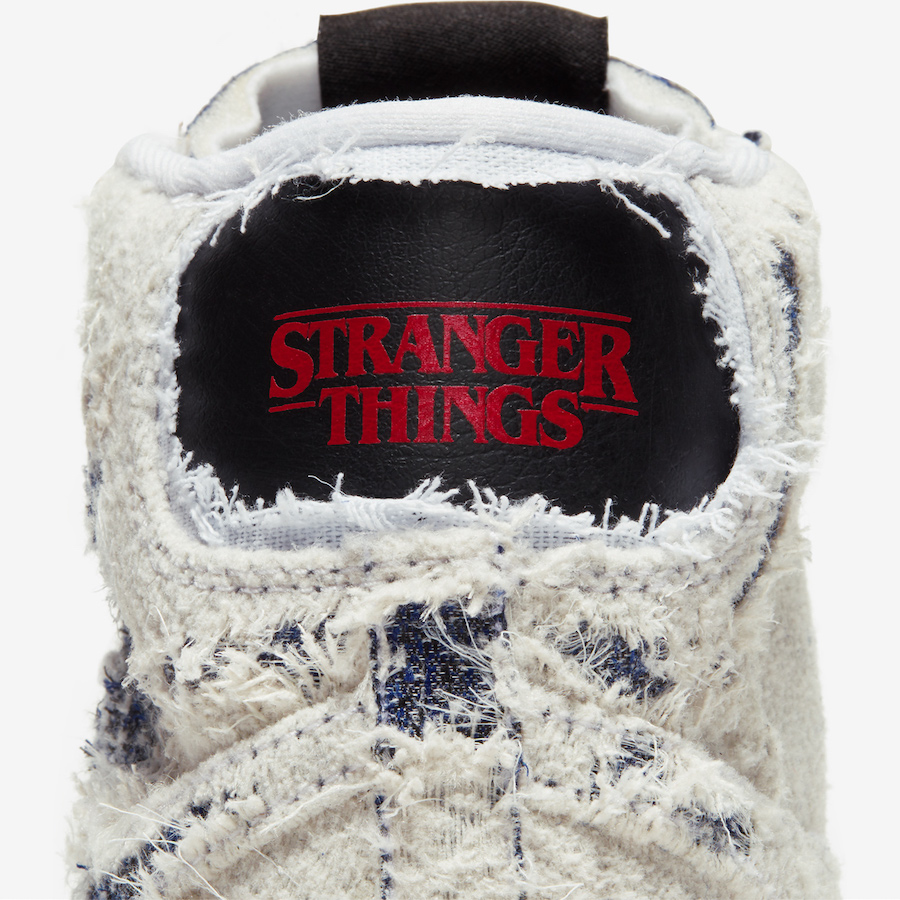 unos pocos Supone Desmenuzar Stranger Things Nike Blazer Mid Upside Down CJ6102-100 Release Date - SBD
