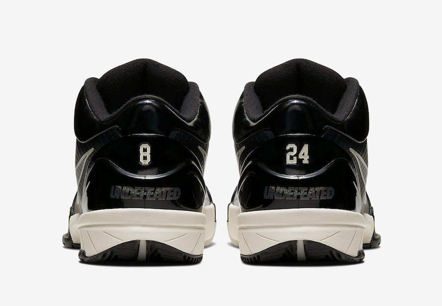 Undefeated Nike Kobe 4 Protro Black Mamba CQ3869-001 Release Date