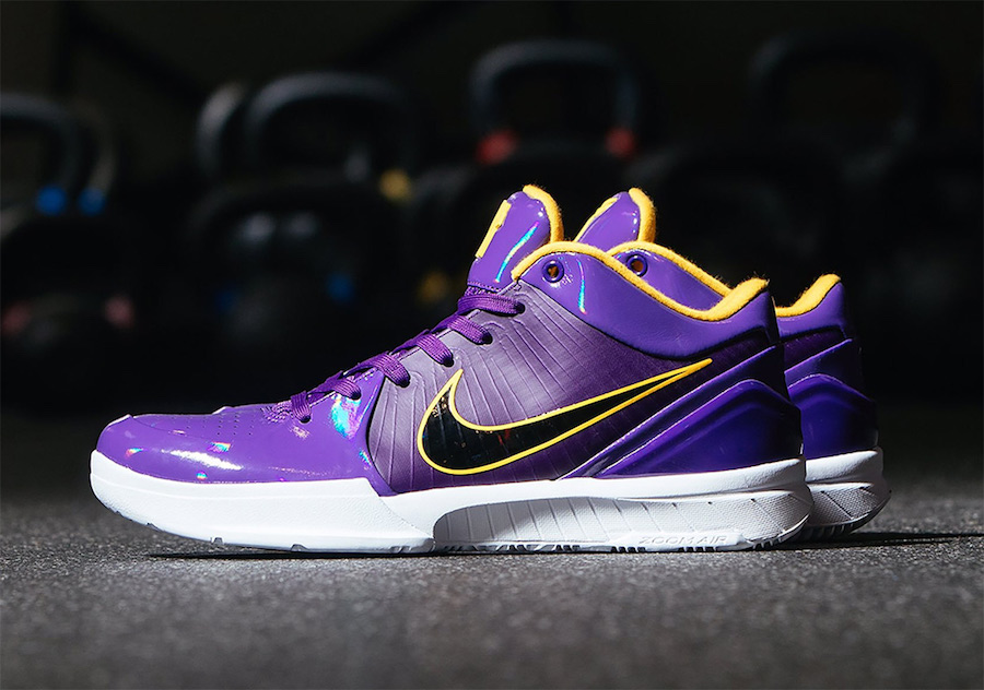 Undefeated Nike Kobe 4 Protro Lakers Kyle Kuzma CQ3869-500 Release Date