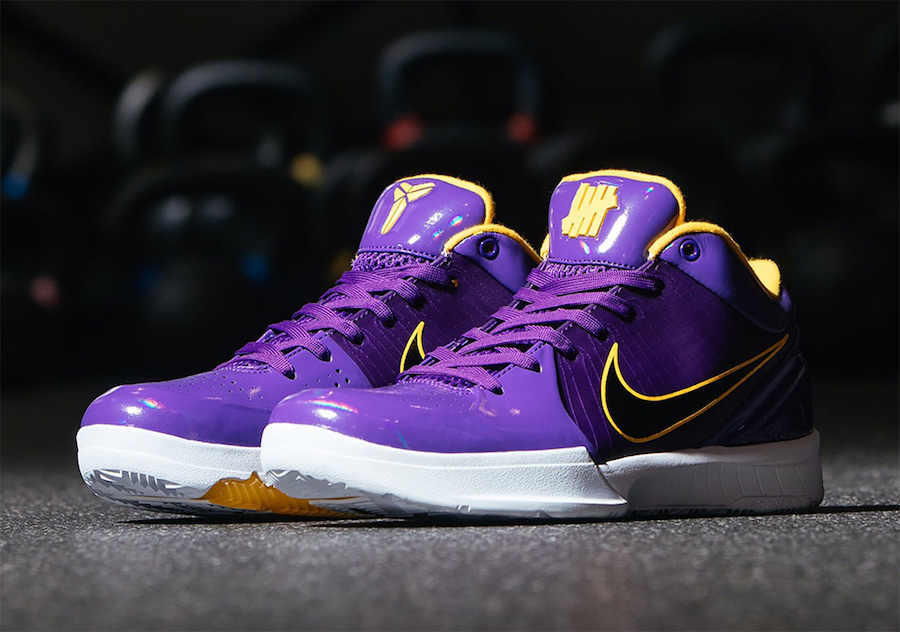 Undefeated Nike Kobe 4 Protro Lakers Kyle Kuzma CQ3869-500 Release 