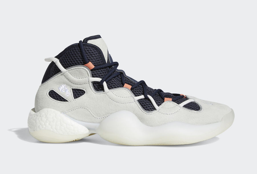 adidas Crazy BYW 3 III White Legend Ink Coral EE7961 Release Date