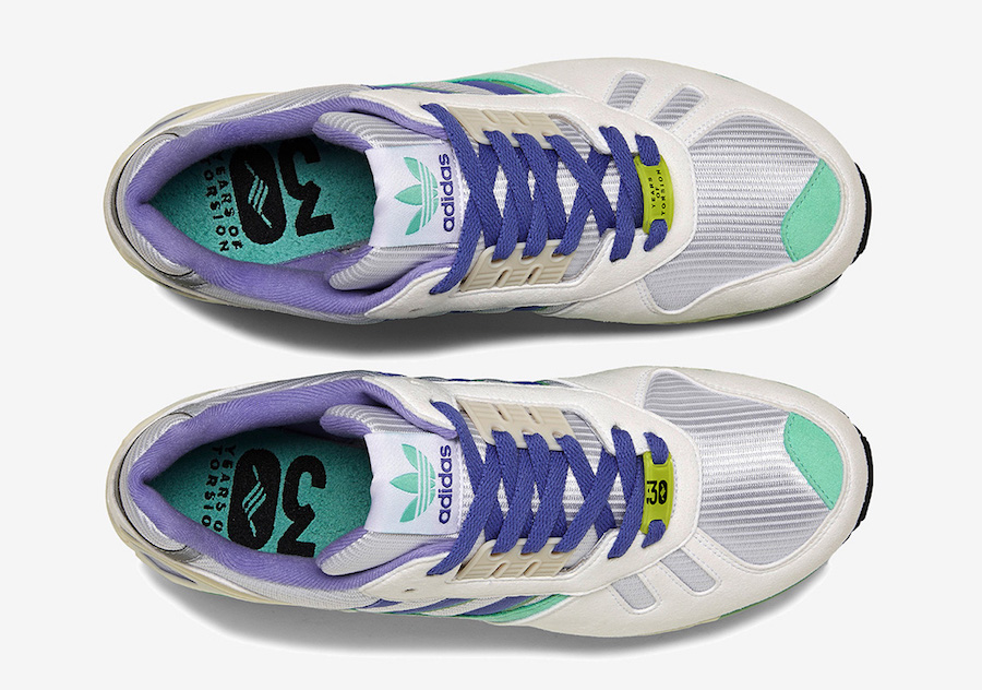 adidas ZX 7000 White Lilac Green FU8404 Release Date