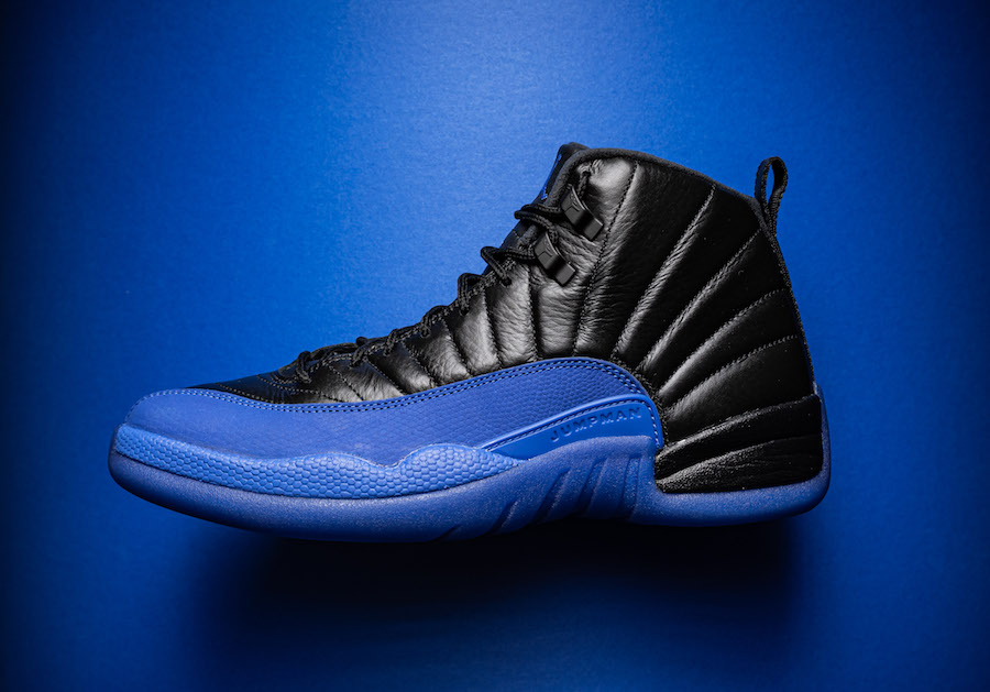 black and blue jordan 12 release date