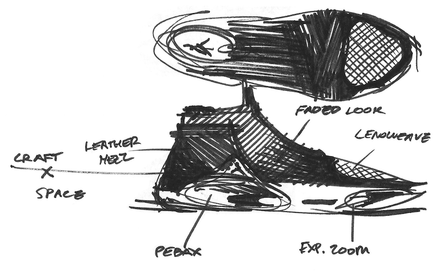 Air Jordan 34 XXXIV Sketch