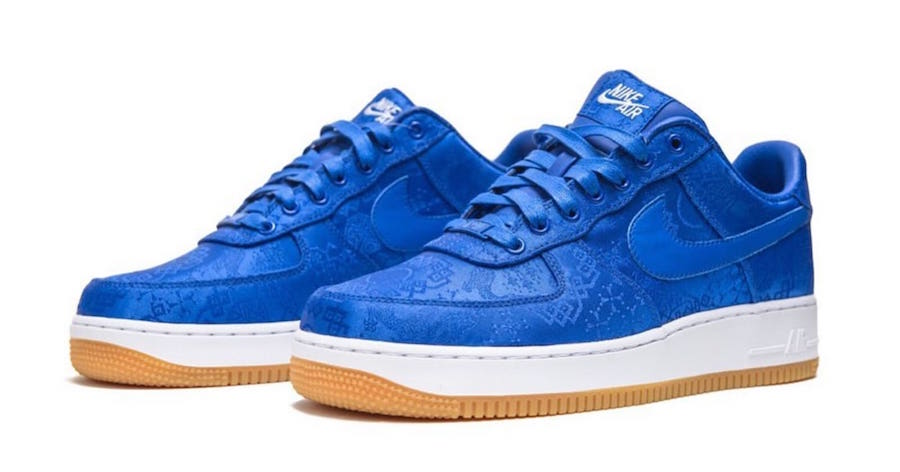 Clot Nike Air Force 1 Low Game Royal CJ5290-400 Rose Gold Release 