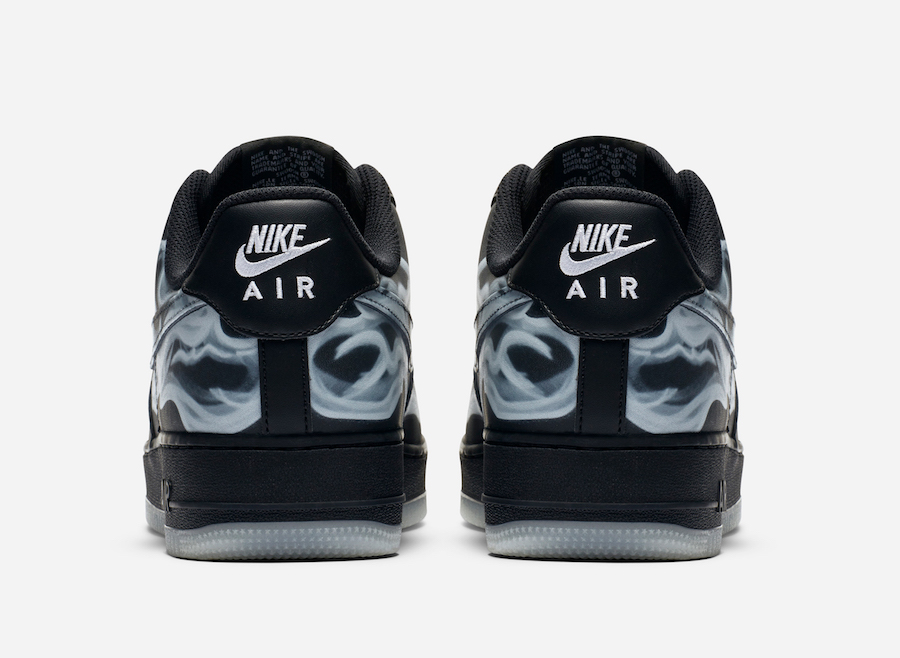 Nike Air Force 1 Black Skeleton Release Date