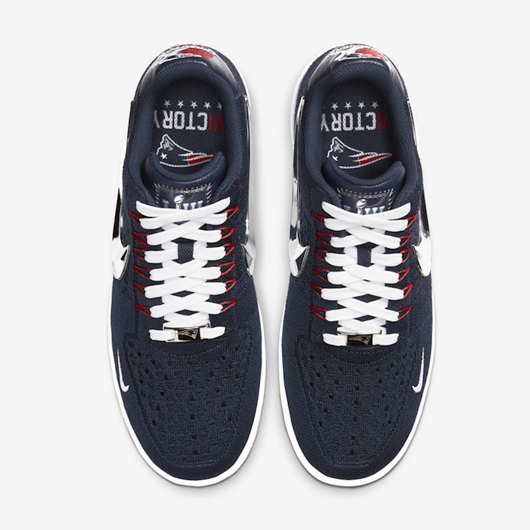 Nike Air Force 1 Flyknit New England Patriots Release Date