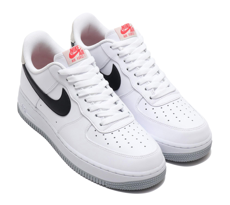 nike air force 1 black with white accents