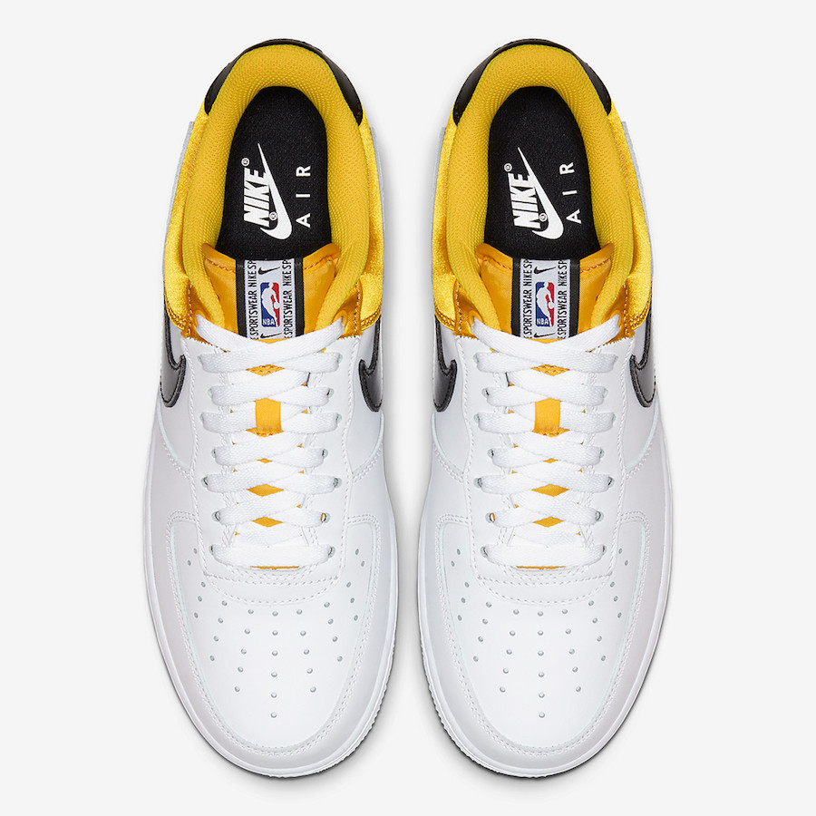 Nike Air Force 1 NBA Amarillo Satin BQ4420-700 Release Date