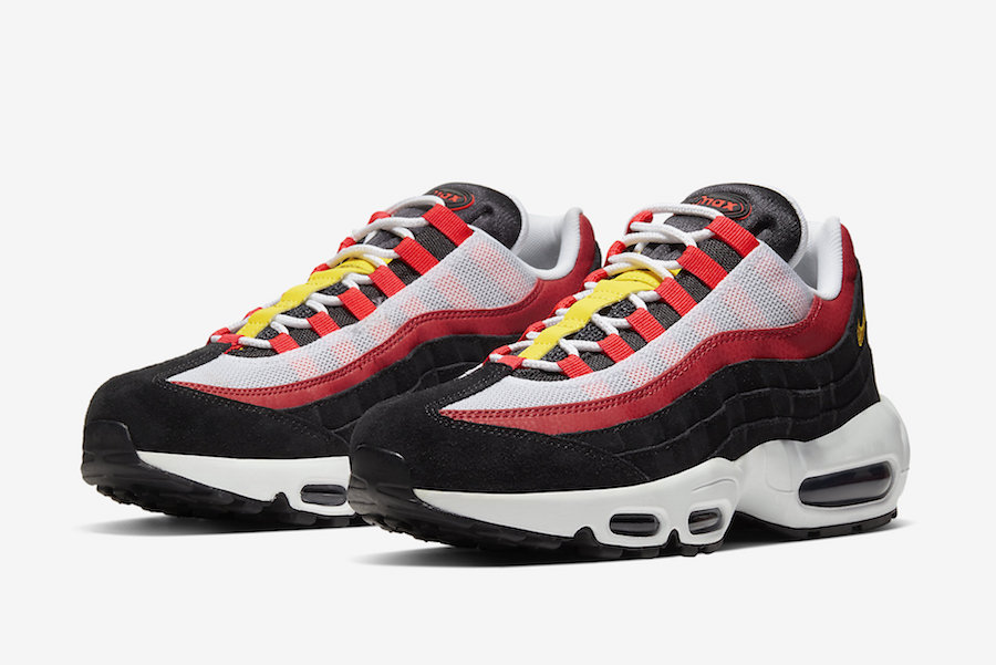 air max 95 blue red yellow