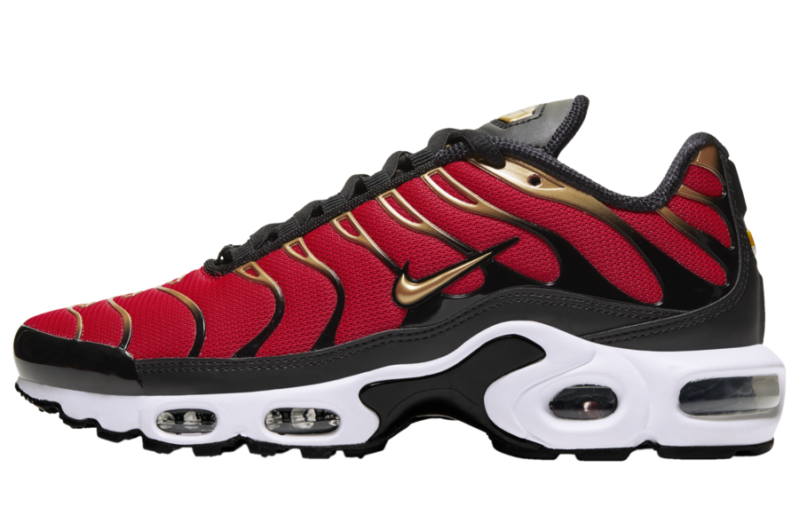 air max plus red black and white