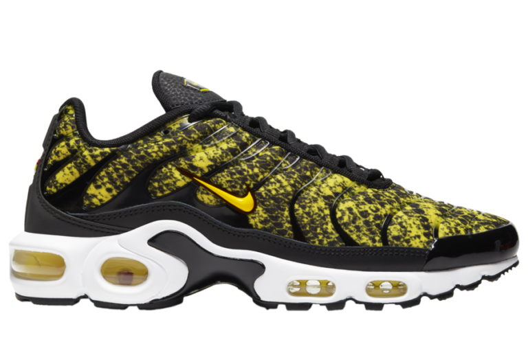 air max plus yellow and black