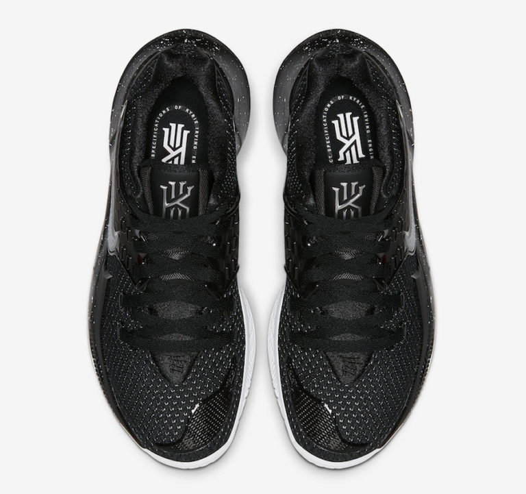 kyrie 2 low black metallic silver