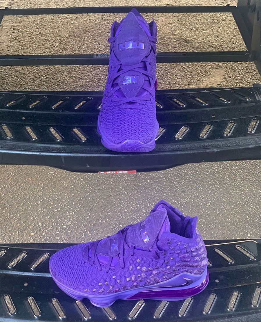 purple lebron sneakers