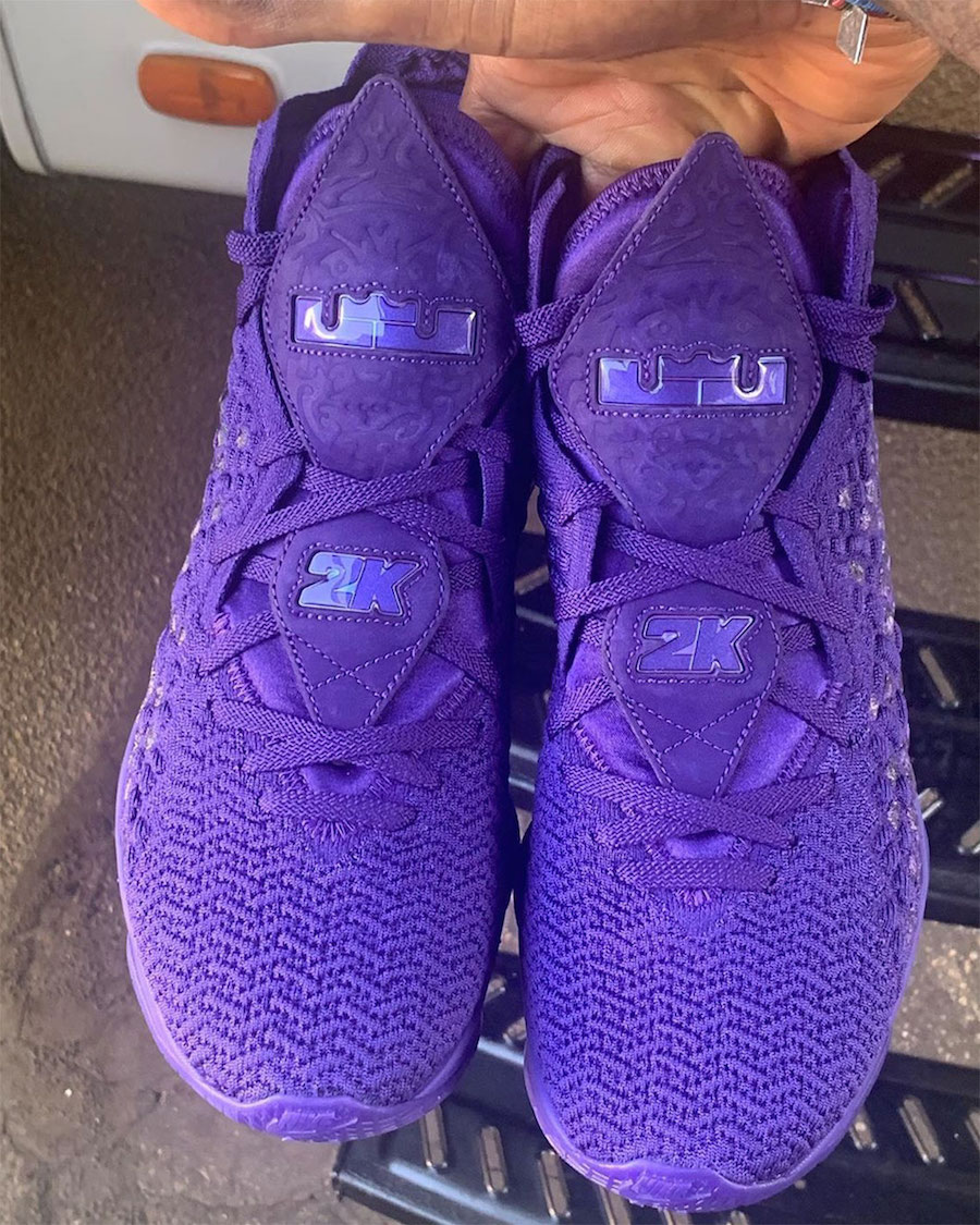 Nike LeBron 17 2K Purple Release Date