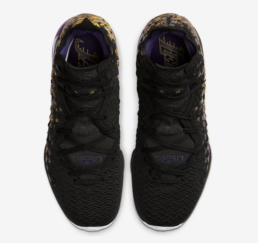 Nike LeBron 17 Lakers Purple Gold BQ3177-004 Release Date