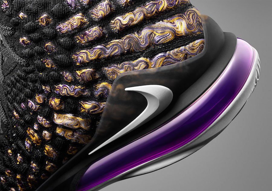 Nike LeBron 17 Purple Gold Lakers BQ3177-004 Release Date