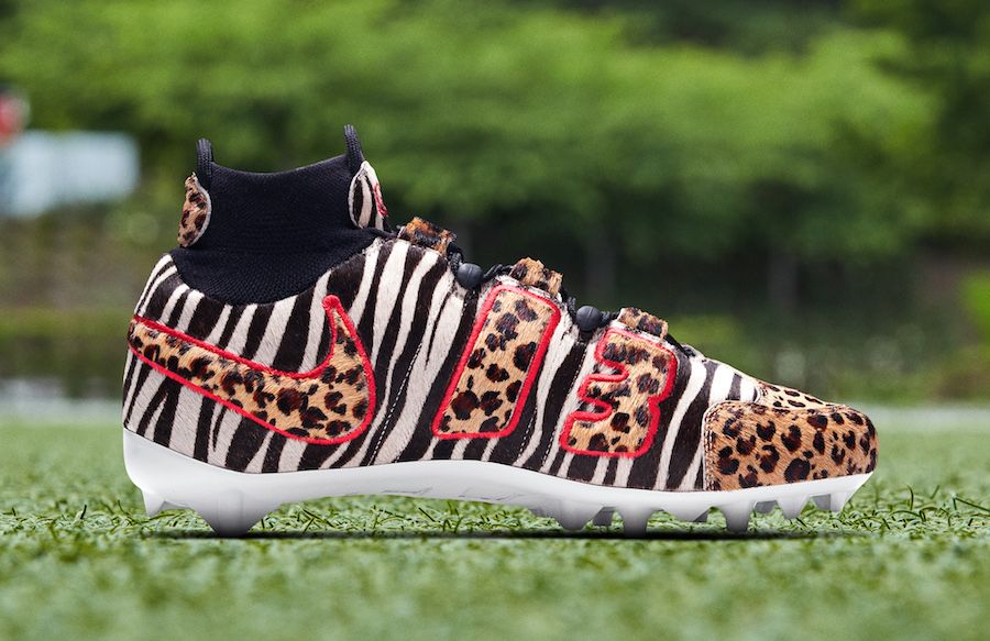 Odell Beckham Jr atmos Nike Air Max 1 Animal Cleats