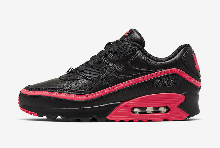 Undefeated Nike Air Max 90 Black Solar Red CJ7197-003 Release Date Price