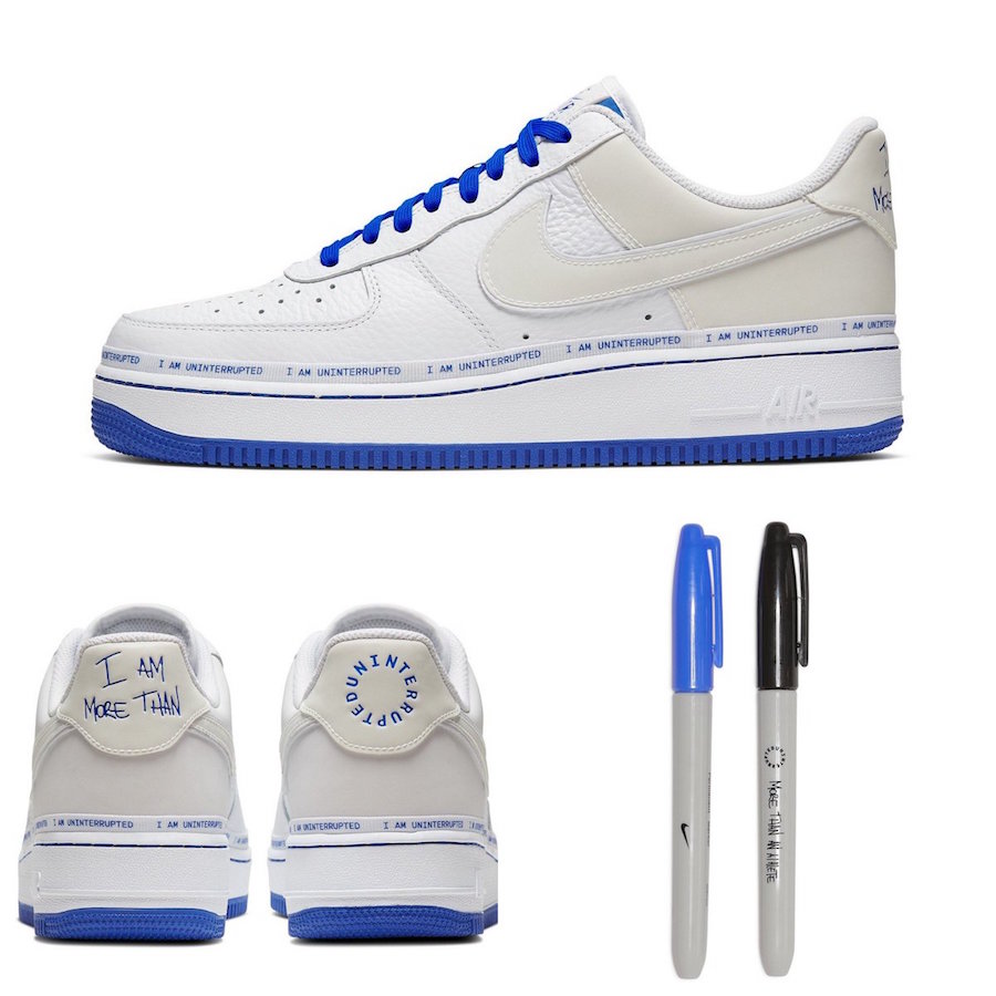 Uninterrupted Nike Air Force 1 Low CQ0494-100 Release Date - SBD