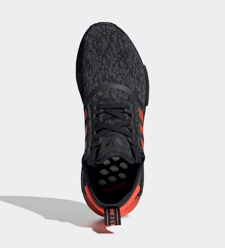 adidas NMD R1 Core Black Solar Red EG7953 Release Date