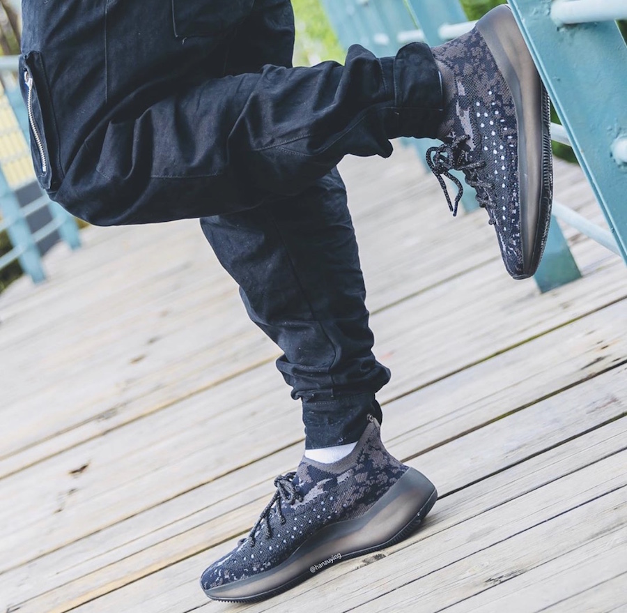 adidas Yeezy Boost 350 V3 Black FB7876 Release Date On-Feet