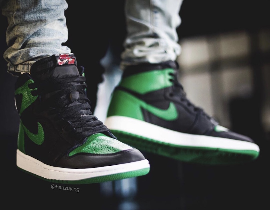 2020 jordan 1 pine green