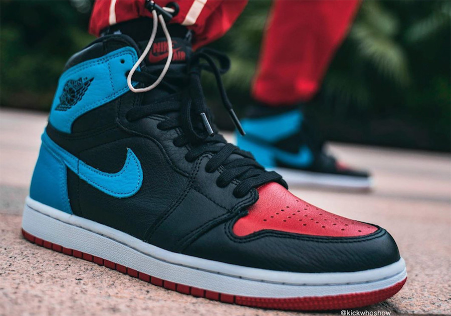 Air Jordan 1 UNC To Chicago CD0461-046 Release Date On-Feet