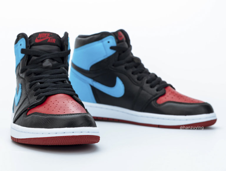 air jordan 1 high unc to chicago wmns