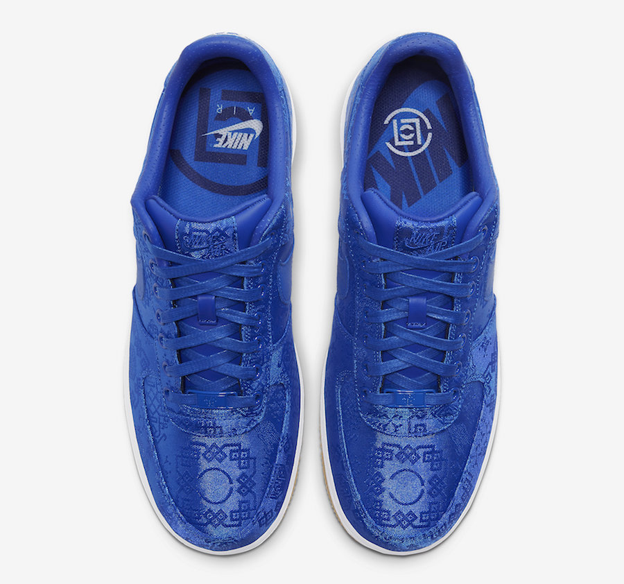Clot Nike Air Force 1 Blue CJ5290-400 Release Date
