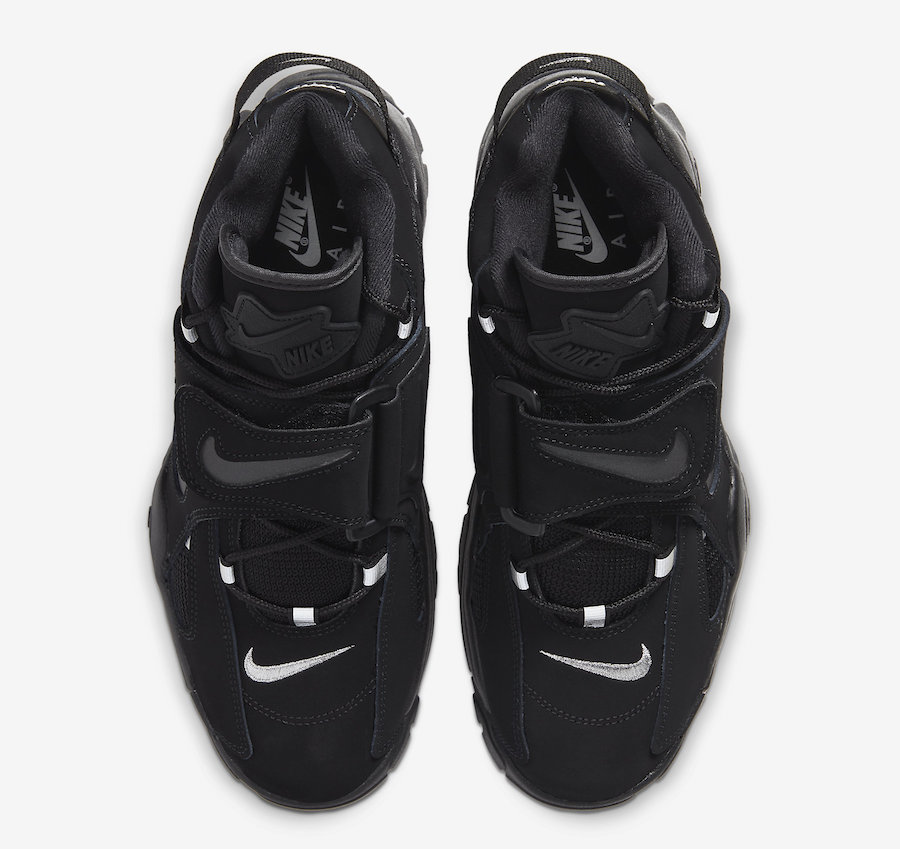 Nike Air Barrage Mid Black White AT7847-002 Release Date - SBD